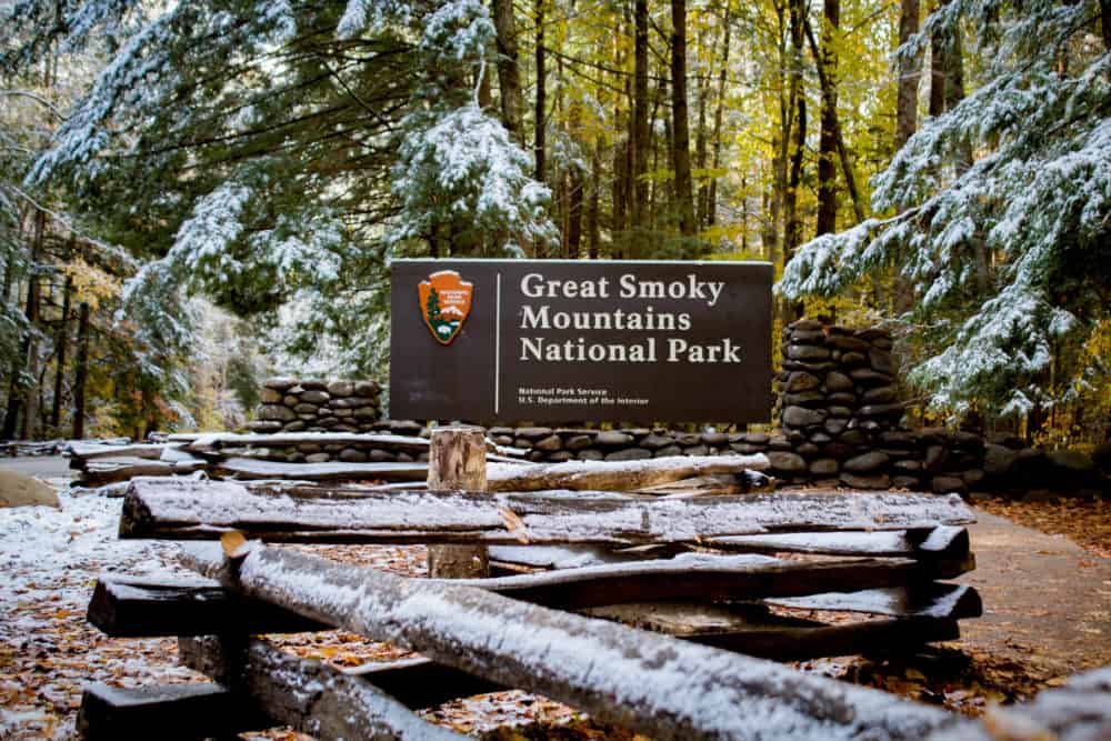 Smoky Mountain National Park scenic view