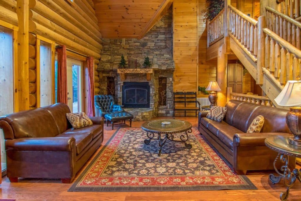 Moose Hollow Lodge Living Area